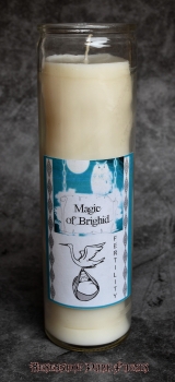 Hexenshop Dark Phönix  Magic of Brighid Ritual Glaskerze Fruchtbarkeit